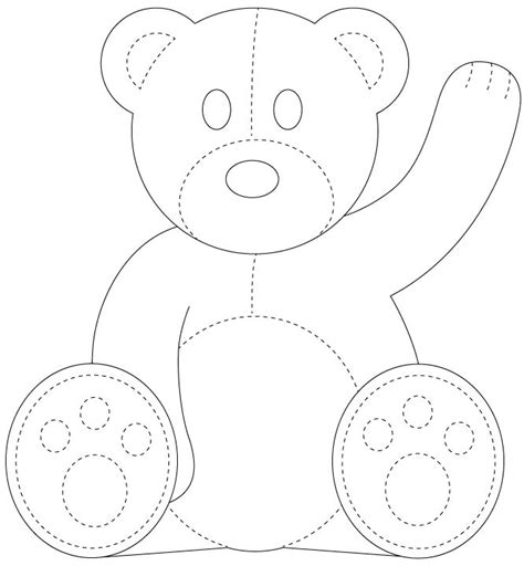 Printable Teddy Bear Template