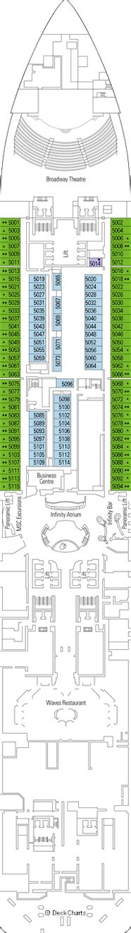 MSC Meraviglia Deck Plans: Ship Layout, Staterooms & Map - Cruise Critic