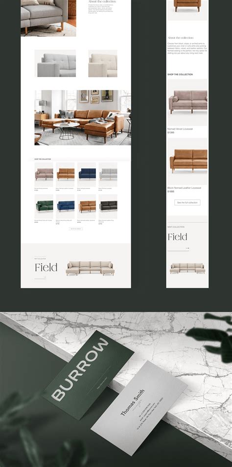 BURROW | furniture store :: Behance