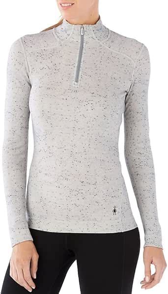 Amazon.com: Smartwool Women’s Base Layer Top - Merino 250 Wool Pattern Active 1/4 Zip Outerwear ...