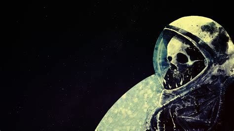 astronaut, Creepy, Fan art, Skull Wallpapers HD / Desktop and Mobile Backgrounds