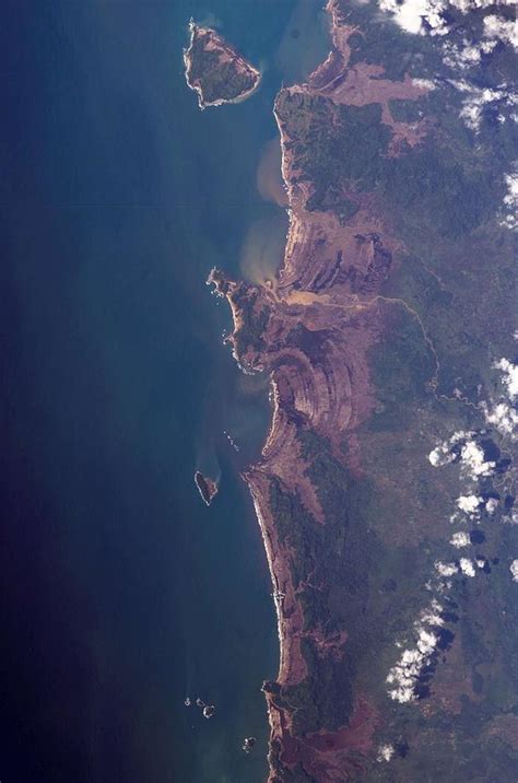 Sumatra Tsunami damage seen from ISS Painting by Celestial Images - Fine Art America