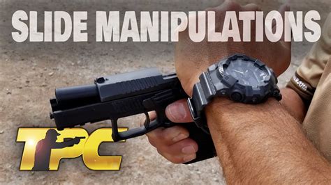 Handgun Slide Manipulations After an Emergency Reload - YouTube