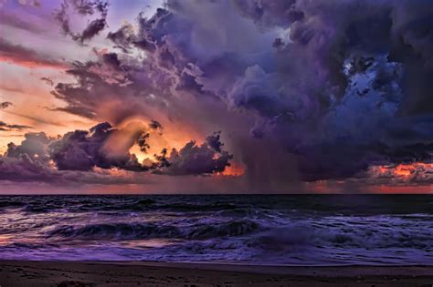 Florida Coastal Storm | Ocean art, Ocean photography, Ocean print