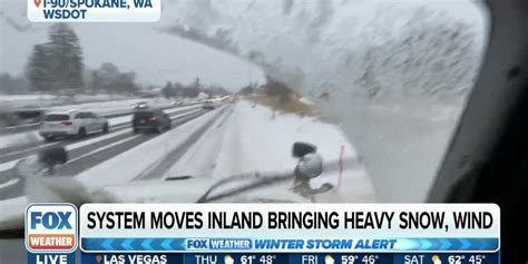 Crews working to clear roads across Washington State as winter storm ...