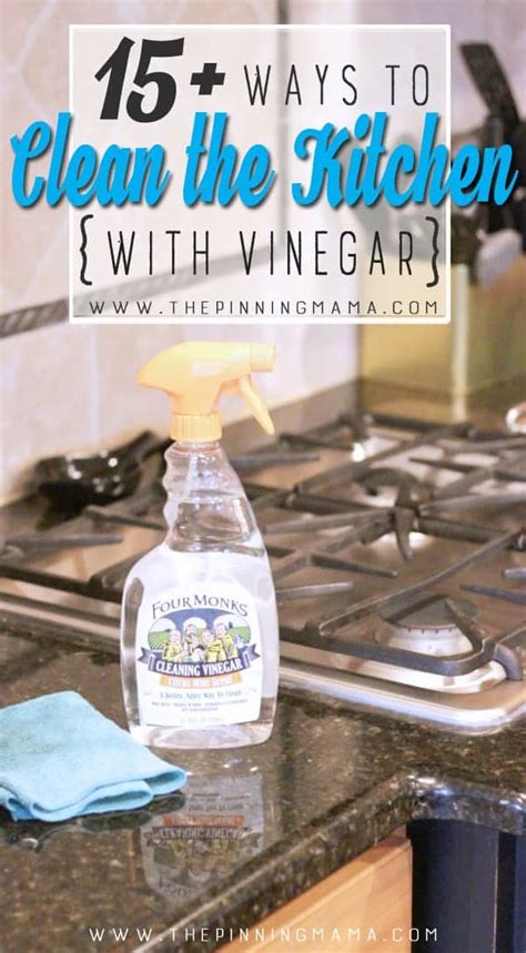 40+ Ways to Clean Your Home More Naturally with Vinegar | The Pinning Mama