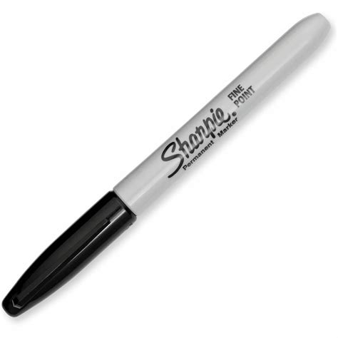 Sharpie Pen-style Permanent Marker - Fine Marker Point - Black Alcohol Based Ink - 12 / Dozen