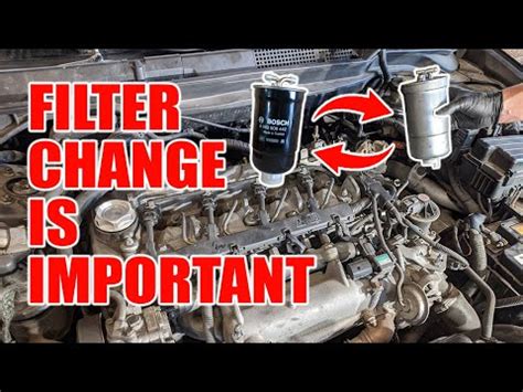 Fuel Filter Step By Step Replacement | Honda Accord 2.2i-CTDi - YouTube