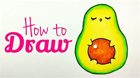 How To Draw Avocado