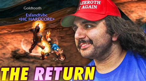 Making Azeroth Great Again | Esfand WoW Classic Hardcore - YouTube