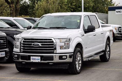 New 2017 Ford F-150 4x4 - Supercrew XLT - 145" WB White for sale - $47521.75 | #17T9050 | Vickar ...