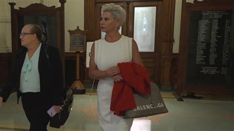 Ken Paxton's alleged mistress, Laura Olson, arrives at the impeachment ...