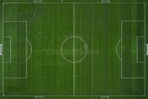 Aerial View Of A Soccer Field Stock Image - Image of above, beauty ...