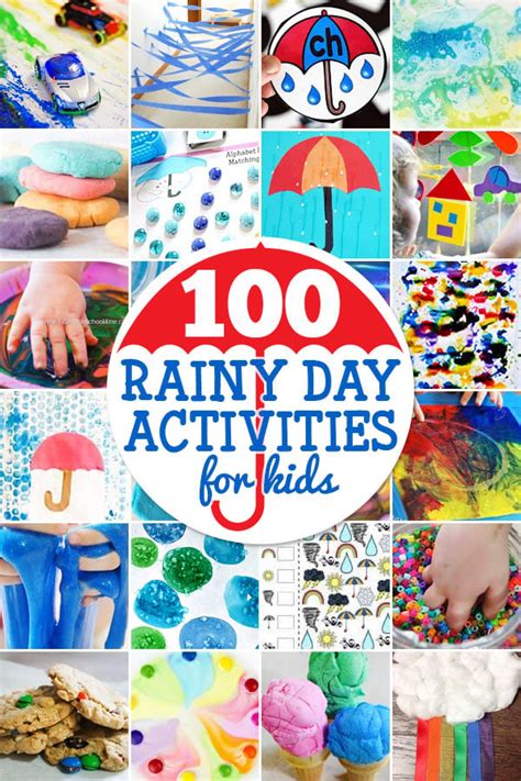 ☔ 100 Things to Do on a Rainy Day - Rainy Day Activities for Kids
