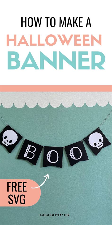 DIY Cricut Halloween Banner - Have a Crafty Day