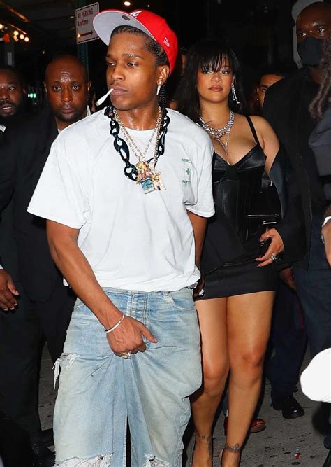 Rihanna Celebrates A$AP Rocky's 34th Birthday in West Hollywood