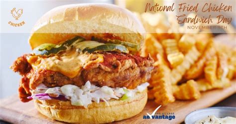 National Fried Chicken Sandwich Day in The Villages FL - The Village Advantage