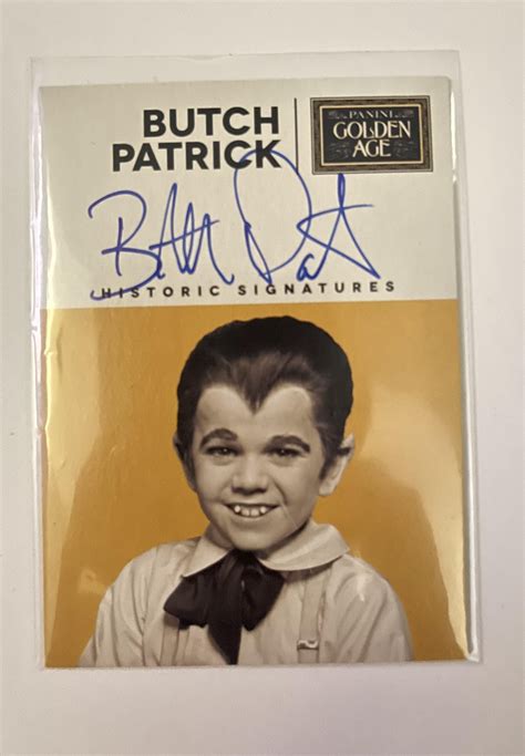 Butch Patrick autograph : r/TheMunsters