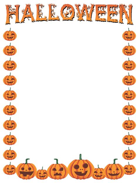 6 Best Images of Printable Halloween Border Clip Art - Halloween Clip Art Borders, Halloween ...