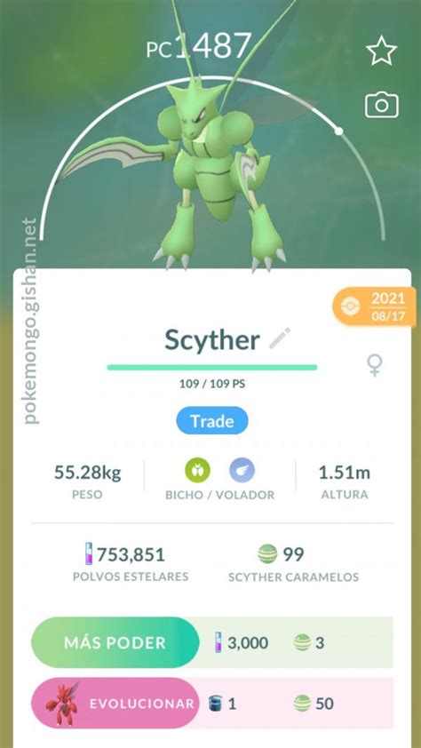 Scyther - Pokemon Go