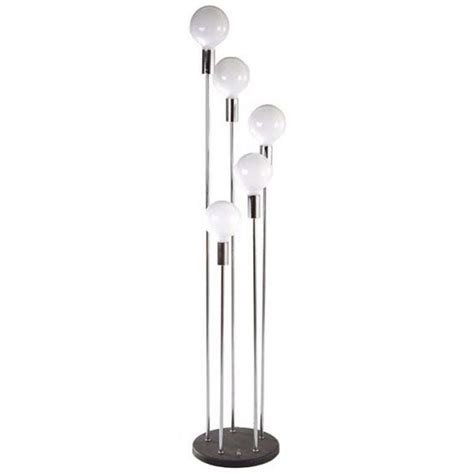 Modern Chrome Floor Lamp at 1stdibs