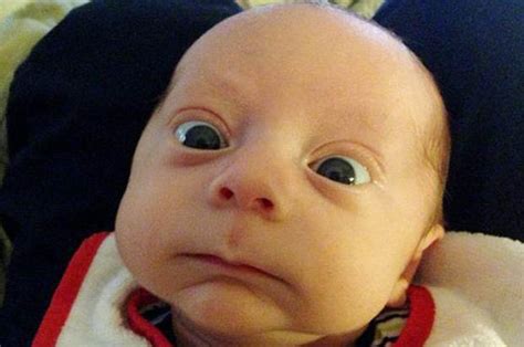 Hilarious photos of babies faces as they fill there nappies new online sensation | Daily Star