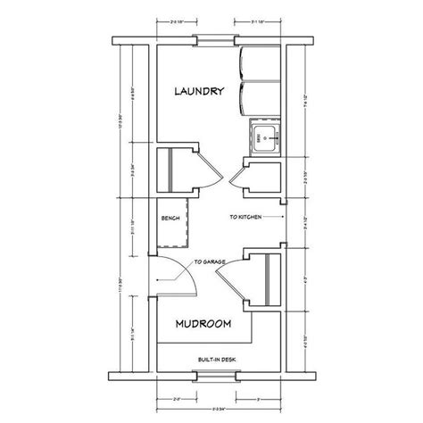 Small Mudroom Laundry Room Floor Plans - bmp-now