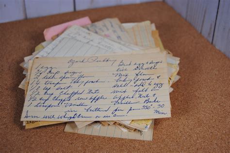 Handwritten vintage recipe cards Old recipes on scraps of | Etsy | Old recipes, Vintage recipes ...