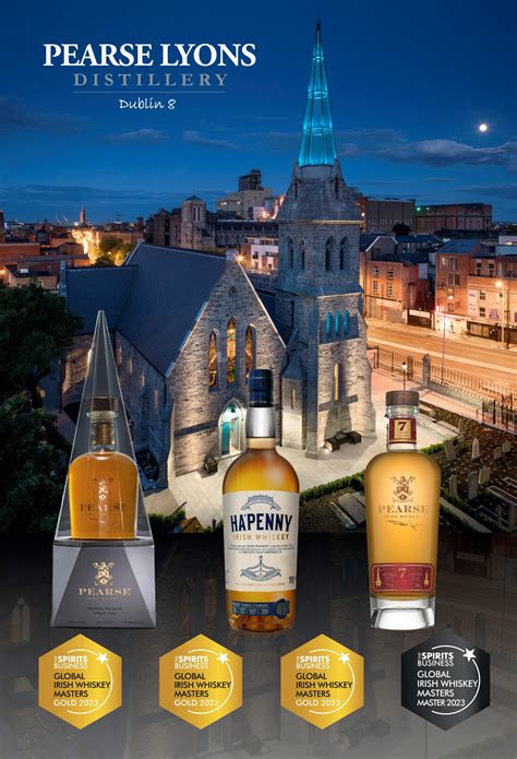 Four Prestigious Medals from Irish Whiskey Masters 2023 - Pearse Lyons Distillery