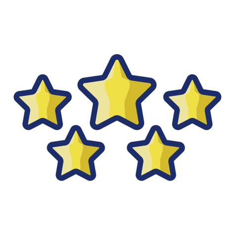 Star rating Flaticons Lineal Color icon