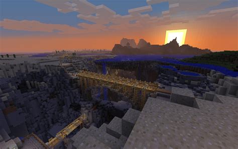 Quarry at dusk : Minecraft