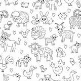 Baby Farm Animals Coloring Pages sketch template