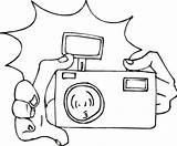 Camera Coloring Page  Coloring Home sketch template