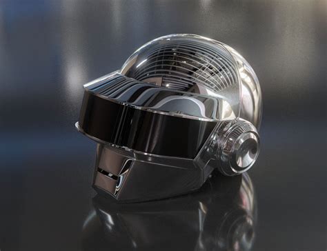 Daft Punk Thomas Bangalter Helmet 3D Model $5 - .obj - Free3D