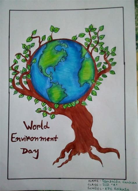 World environment day poster – India NCC