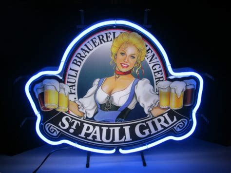 New St Pauli Girl Beer Logo Neon Light Sign 24"x20" | eBay