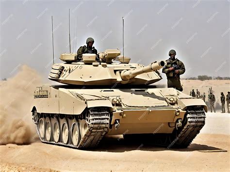 Premium AI Image | Merkava Tank on Land for Action