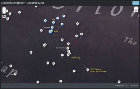 Elite Dangerous Galaxy Map Icons - Maping Resources