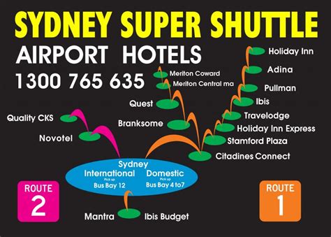 Airport Hotels Shuttle Service - Sydney Super Shuttle