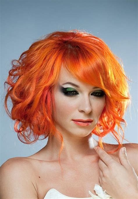 Short Hair Color Trends - Fashion Magazine | Unnatural hair color, Red ...