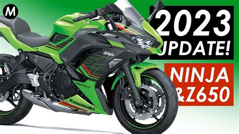 New 2023 Kawasaki Ninja 650 & Z650 Update Announced! - YouTube