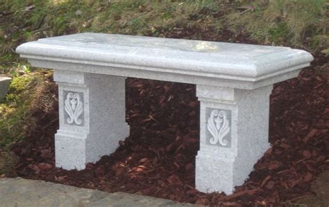 Granite Benches: Granite Memorial Benches - Cemetery Benches | Memorial benches, Granite ...