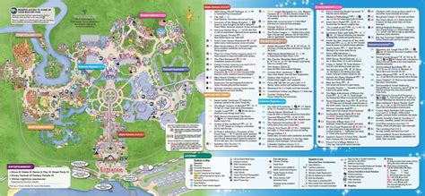 Disney World map - Disney World map Orlando (Florida - USA)