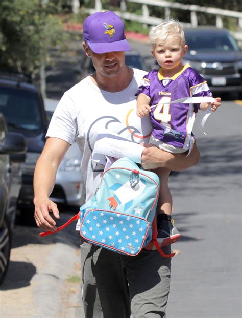 Josh Duhamel Leaving The Park With His Son | Celeb Baby Laundry