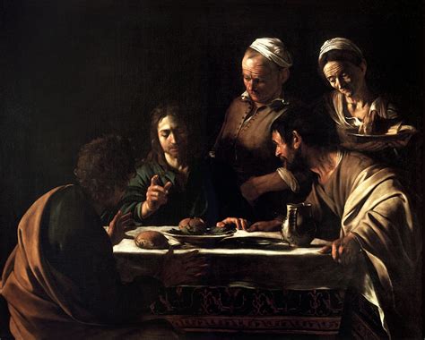 Supper at Emmaus by Caravaggio - 2 images - Art Renewal Center