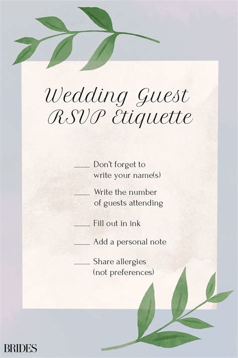 How to Fill Out a Wedding RSVP Card