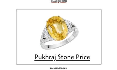 Pukhraj Stone Price