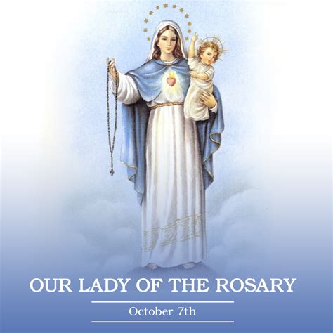 Our Lady Of The Rosary- Mysteries Of The Rosary- Laminated C94