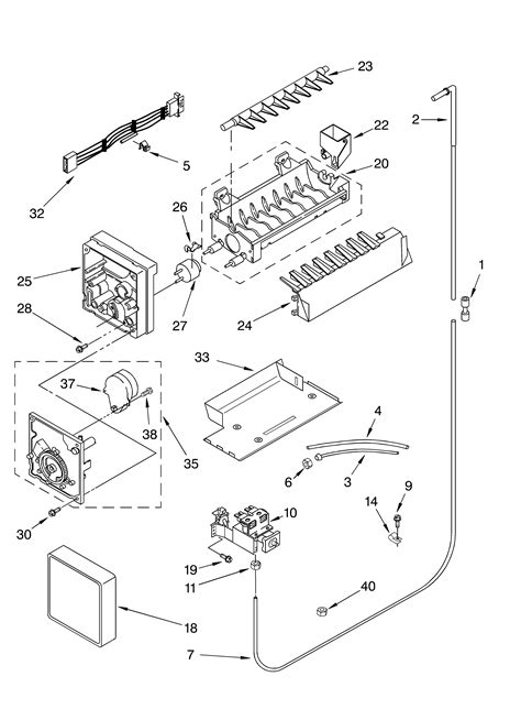 Kitchenaid Superba: Kitchenaid Superba Ice Maker Parts Diagram