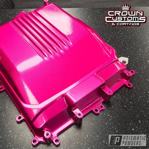 Cadillac CTS-V Supercharger Lid refinished in Illusion Pink with Clear ...